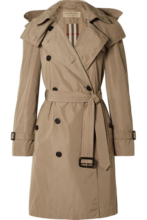 burberry hooded trench|Burberry full length trench coat.